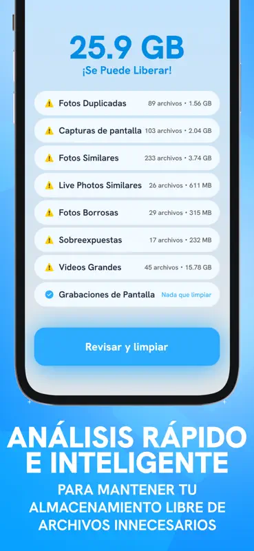 Easy Clean: Limpiador Fotos screenshot 3 of 6