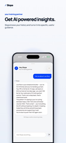 Slope: AI Fitness Tracker screenshot