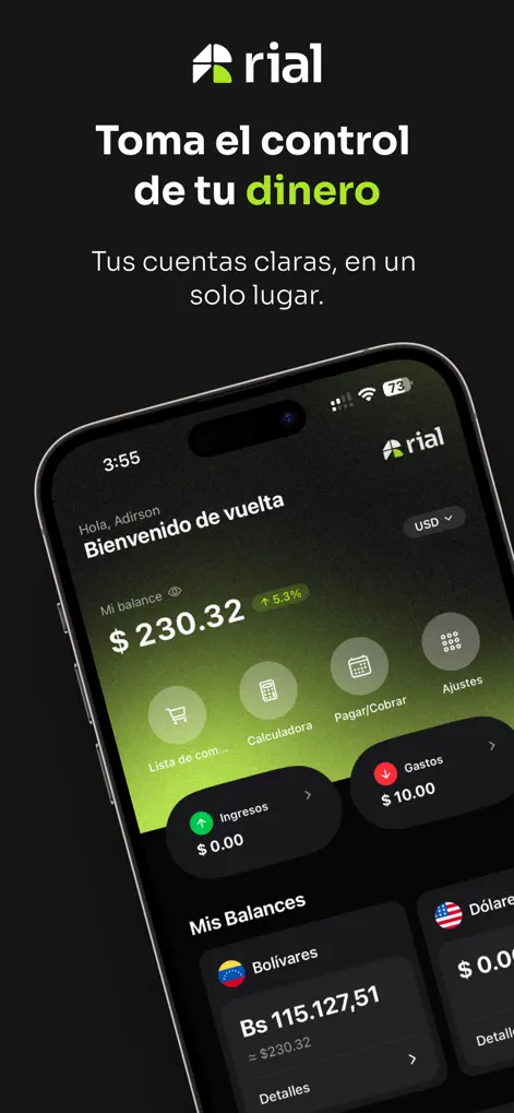 Rial - Finanzas Personales - Finance App | MWM