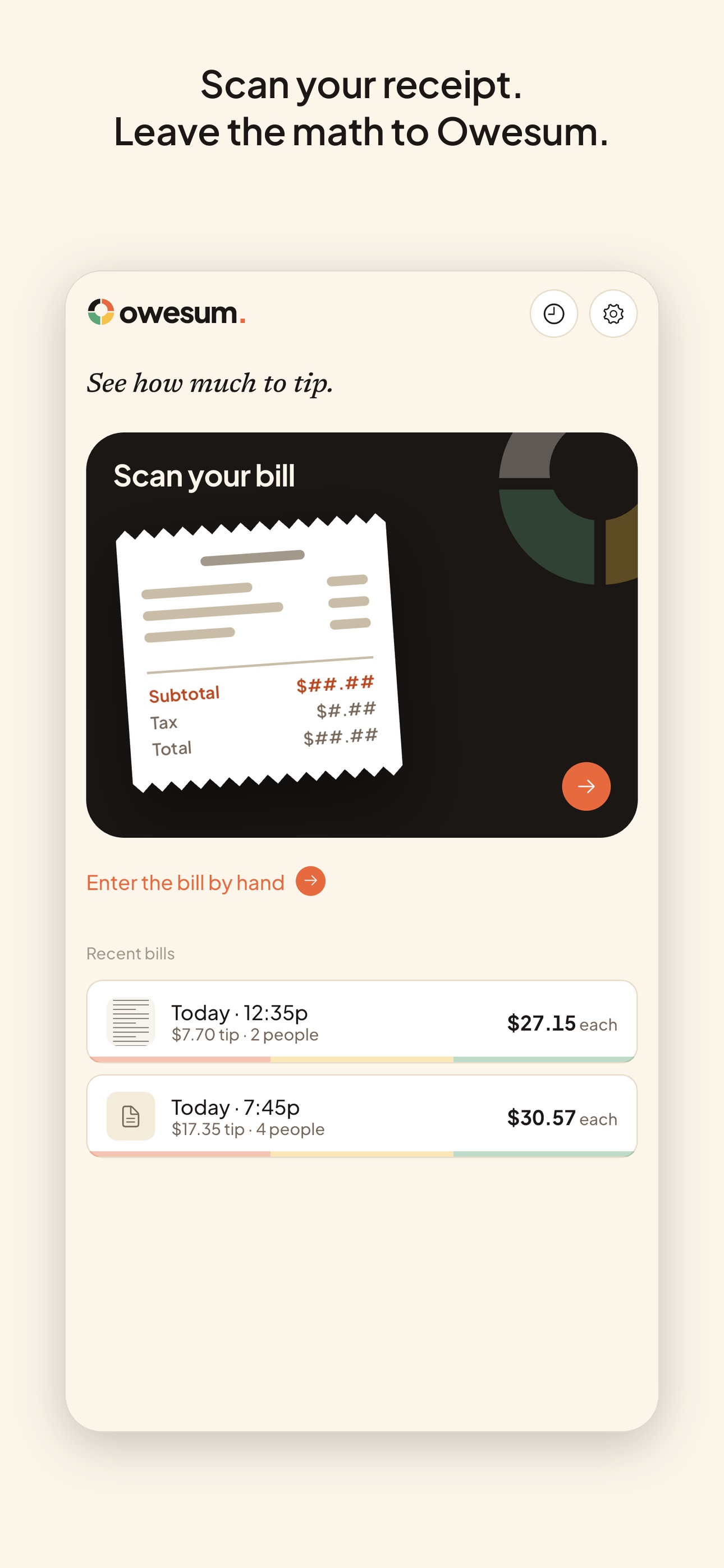 Screenshot 1 of Owesum