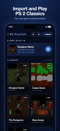 GameX - PS 2 Emulator iPhone Ekran Görüntüsü 1