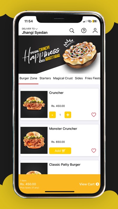Crunchious iPhone screenshot 2 - Food & Drink app