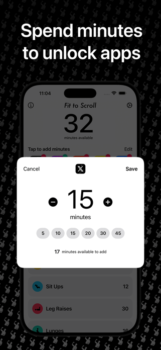 Fit to Scroll: App Blocker Screenshot 3 of 8