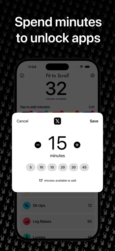 Fit to Scroll: App Blocker - Health & Fitness App | MWM
