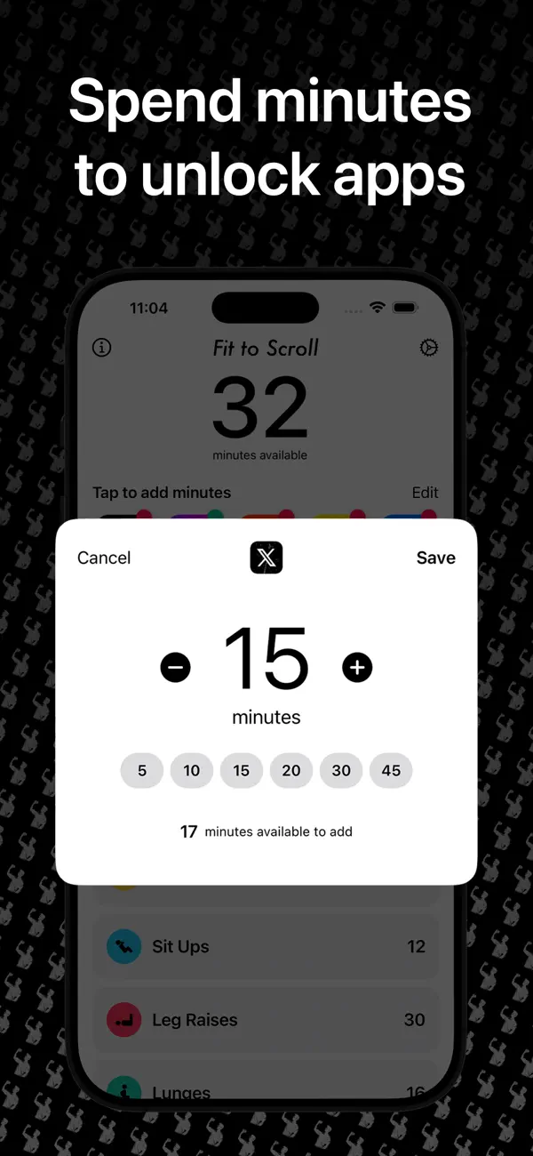 Screenshot #3 pour Fit to Scroll: App Blocker