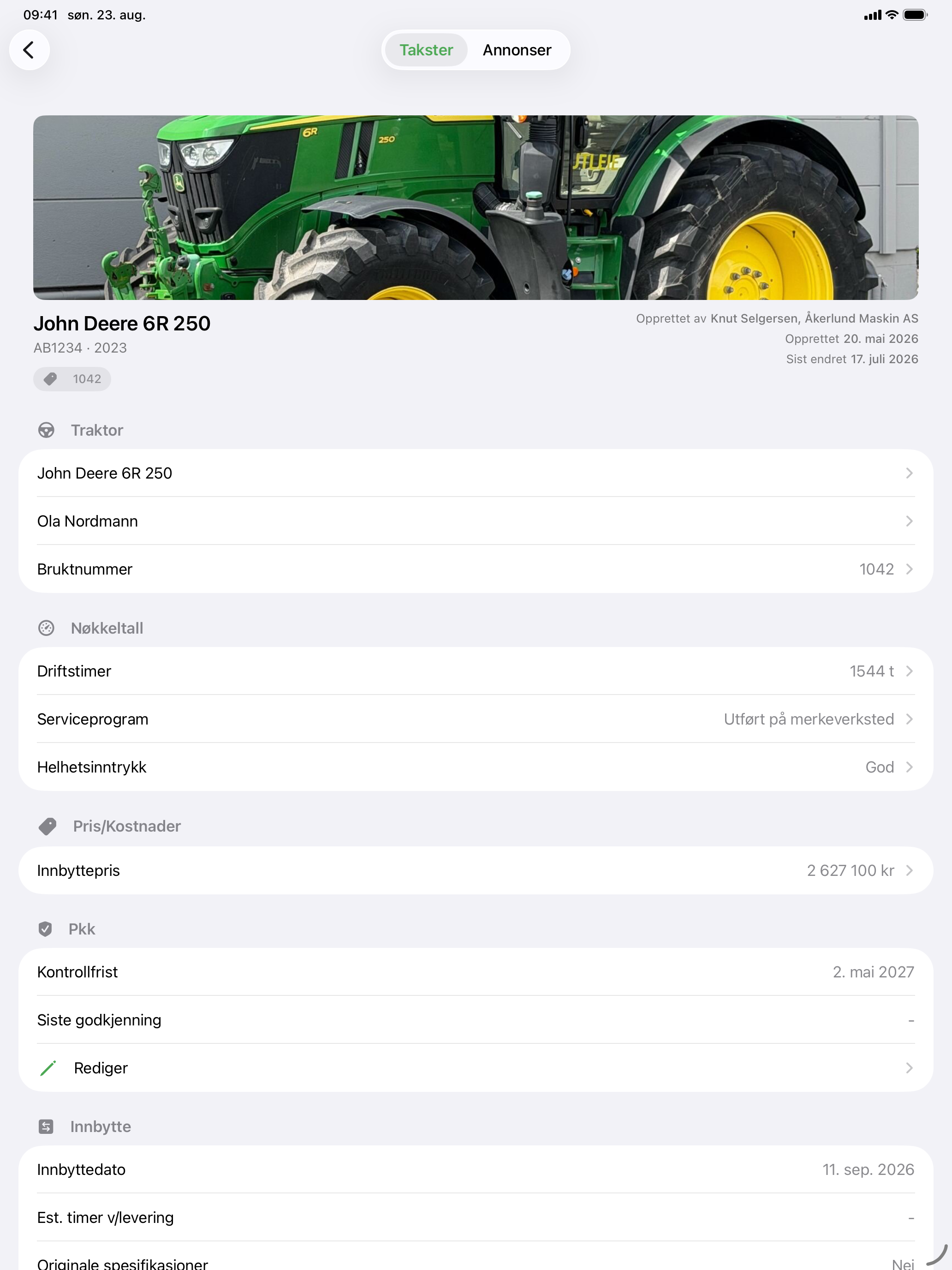 Traktortakst screenshot 9