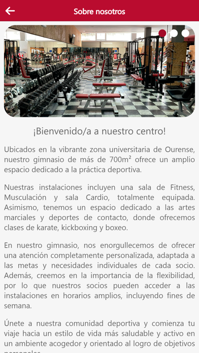 Sportcenter Gym Ourense Screenshot
