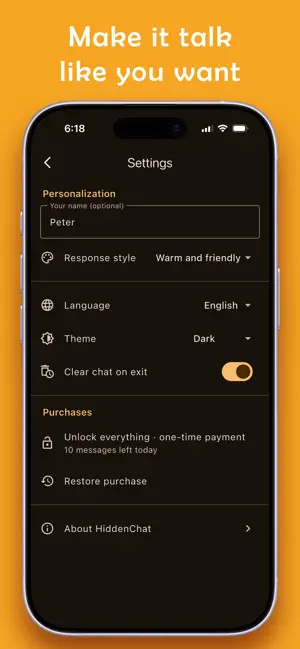 HiddenChat: Offline AI Chat screenshot 3