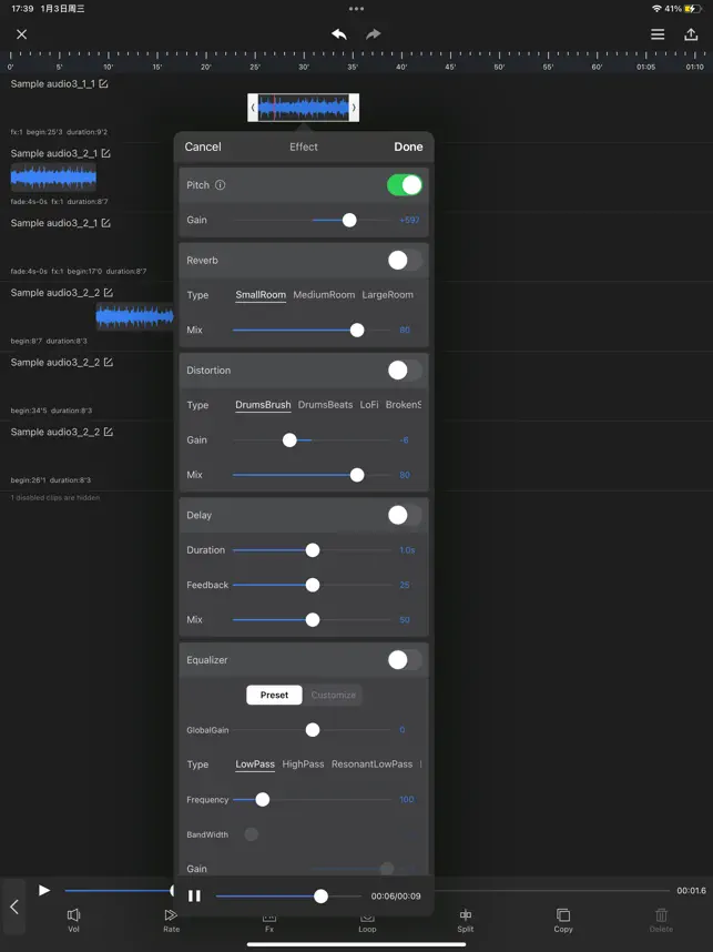 Áudio Editor - Música Clipes_3