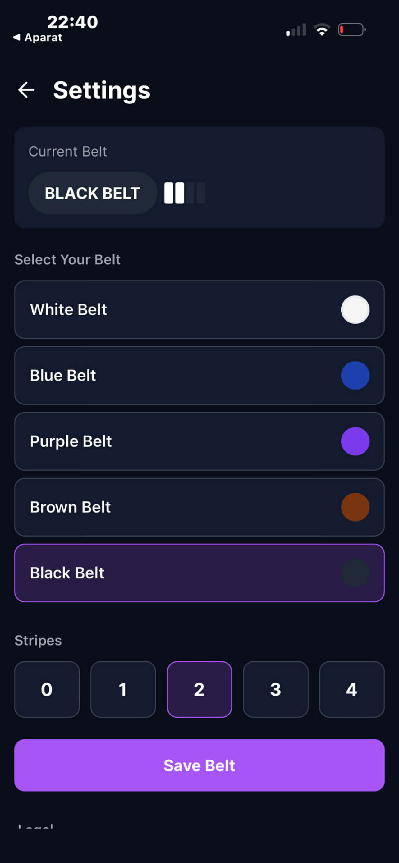 BjjProgress screenshot 3