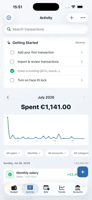 Talin: Money Tracker screenshot 2
