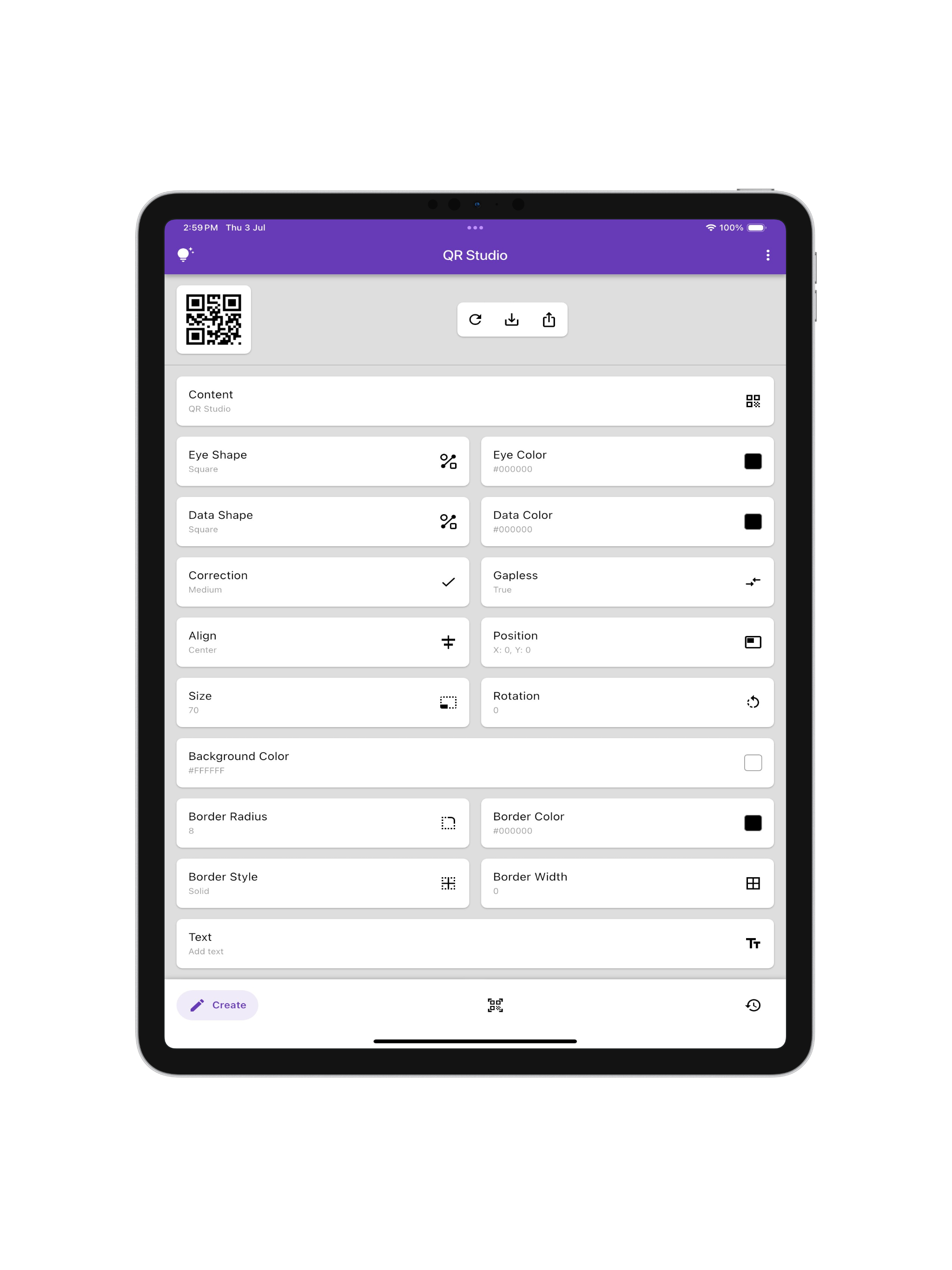 QR Studio ‎ screenshot 9