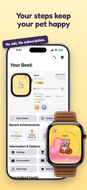 WatchieBesti: Cute Watch Pet screenshot 1
