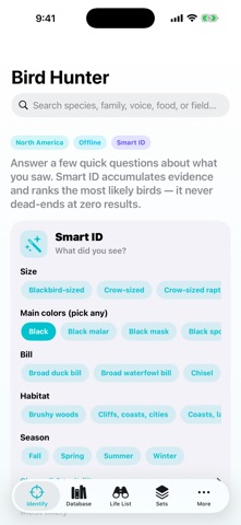 Bird Hunter App screenshot