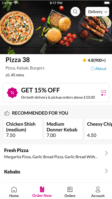 Pizza 38. Screenshot