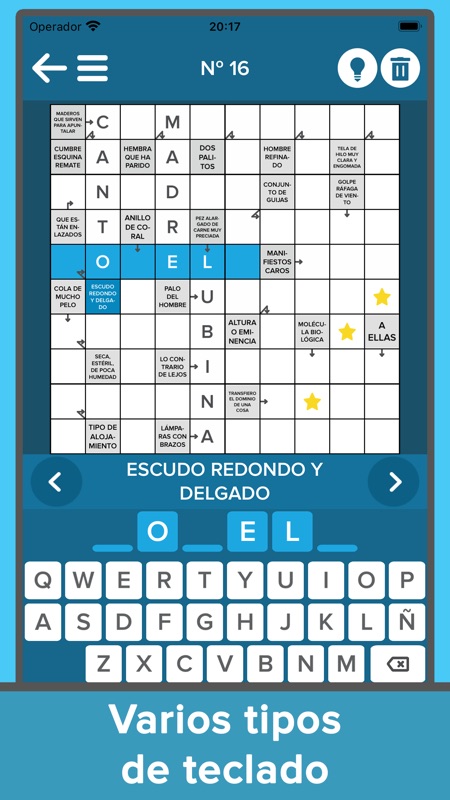 Autodeterminación: crucigramas screenshot 2