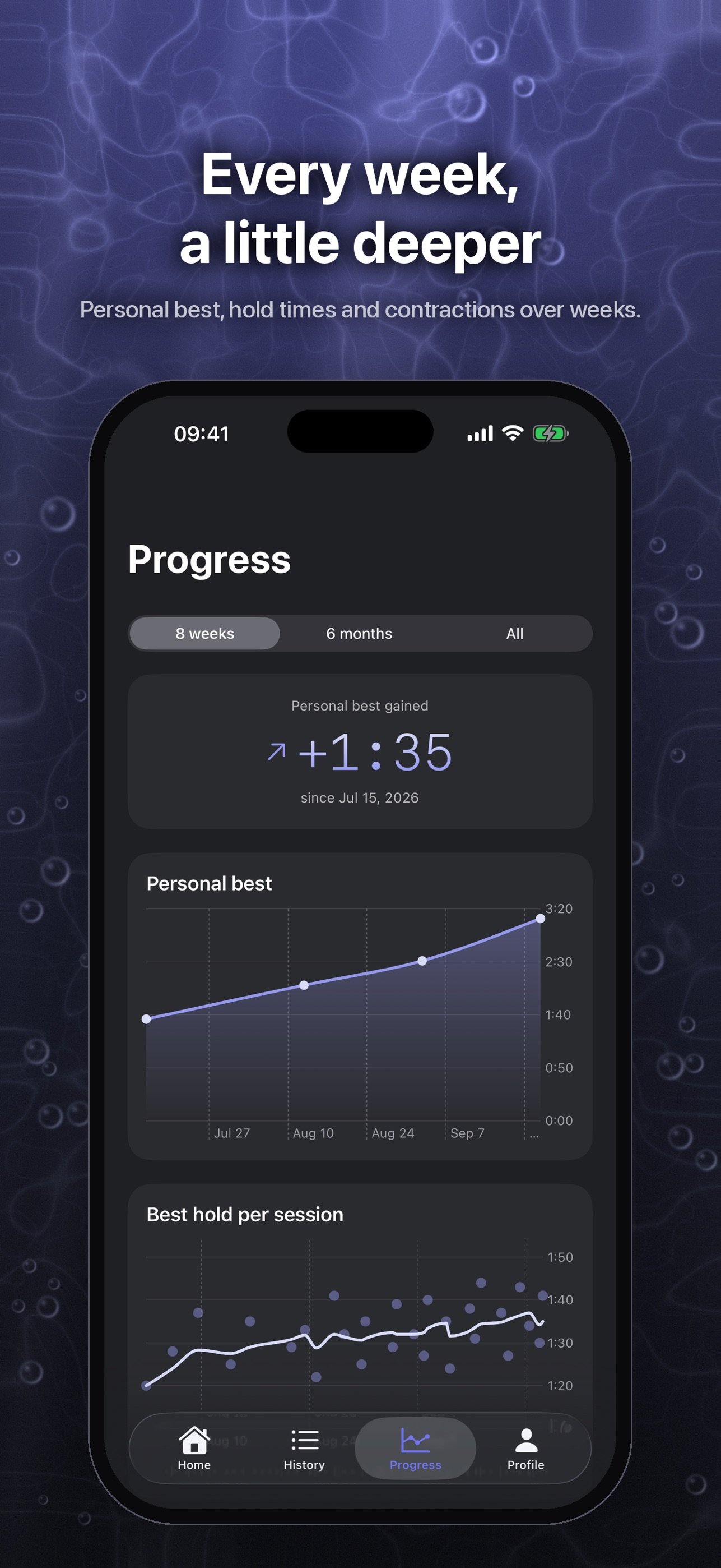 Screenshot 4 of Pontus: Static Apnea Trainer