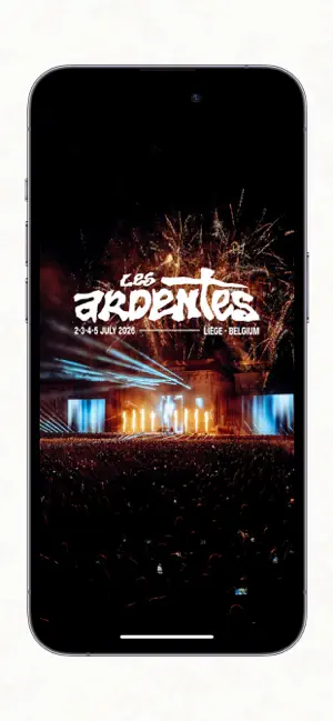 Les Ardentes iPhone screenshot 1