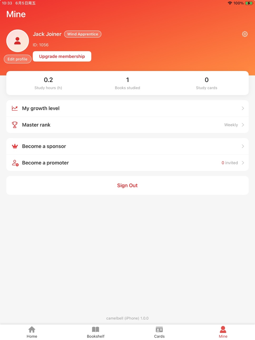 iPad screenshot