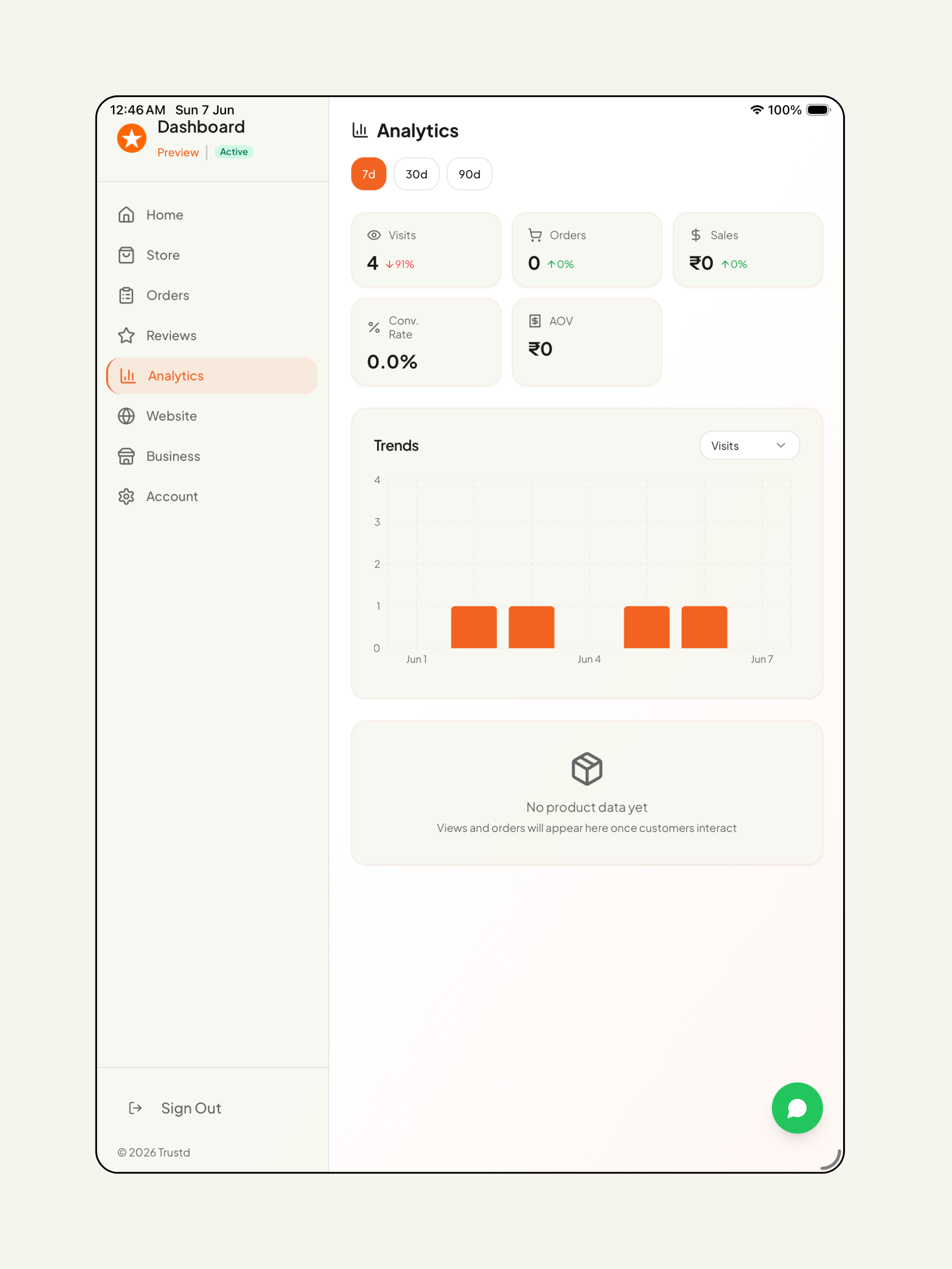 Trustd: Online Store Creator screenshot 6