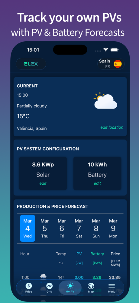 ELEX: Electricity Spot Price screenshot 6