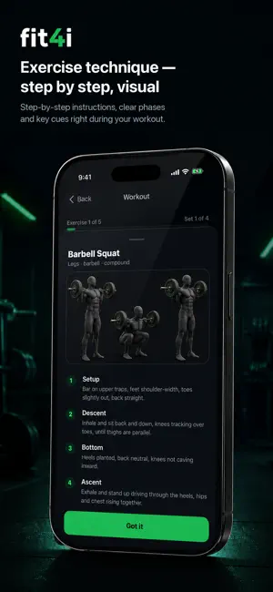 Fit4i: Gym Workout Tracker screenshot 4