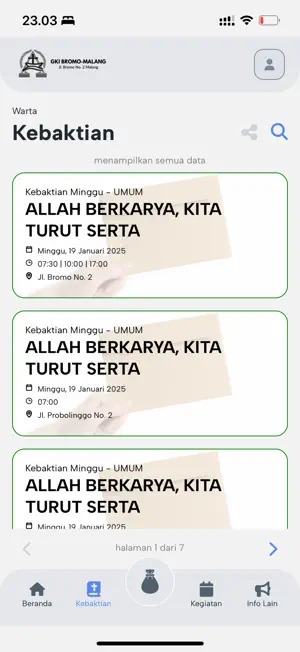 GKI Bromo screenshot 4