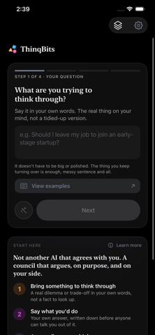 ThinqBits iPhone screenshot
