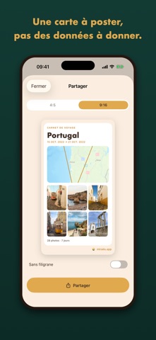 Miradu : carte de voyages screenshot