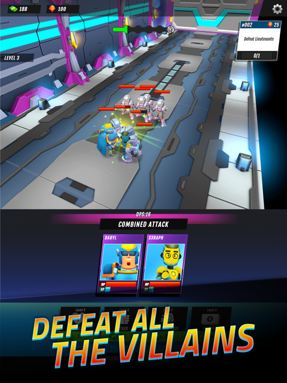 Superhero Idle: Strike League iPad screenshot 6 - Games app