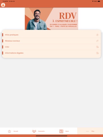 ESPRITMEUBLE iPad screenshot