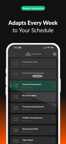 Cycling Coach AI iPhone screenshot