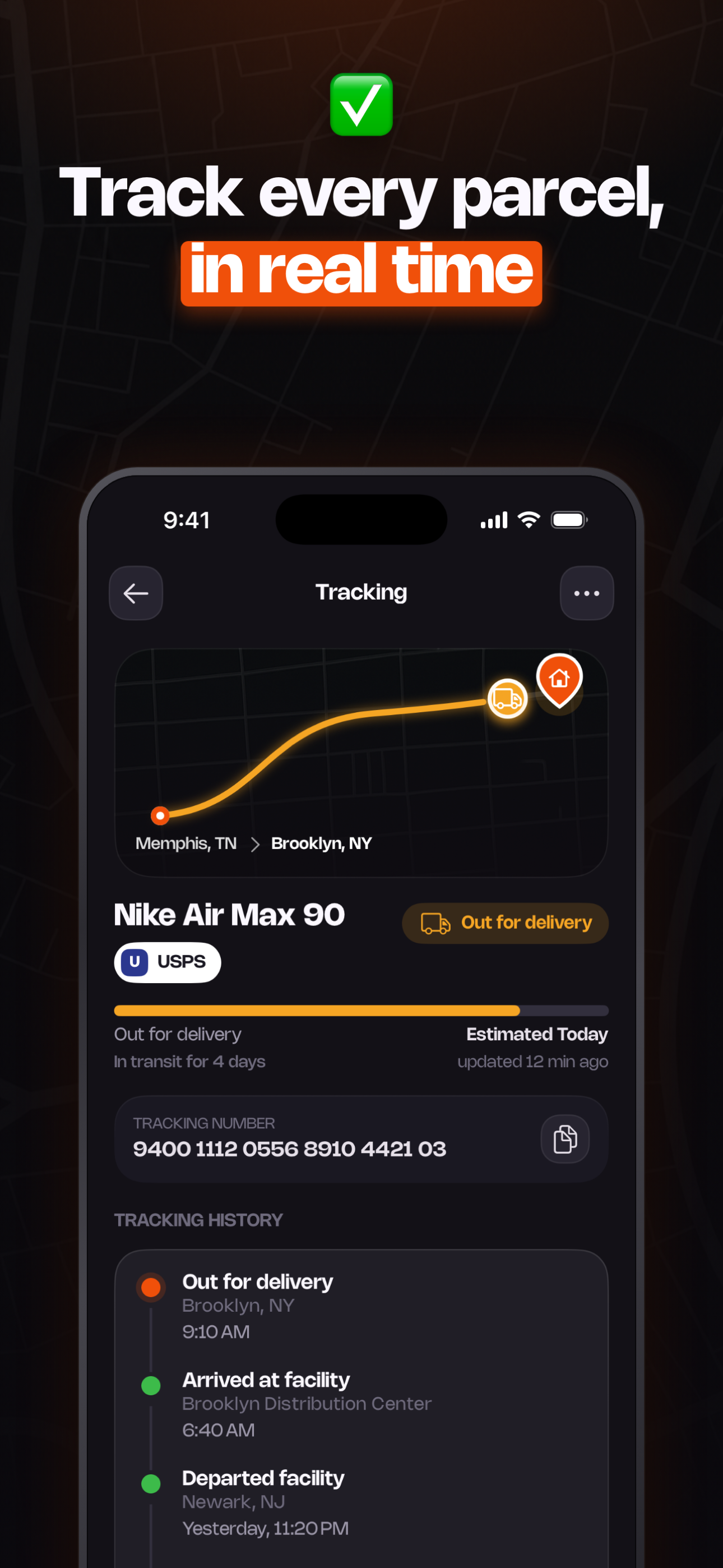 Package Tracker - Parqo screenshot 4