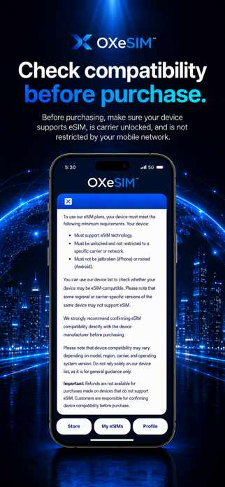 OXeSIM Screenshot 9 of 9