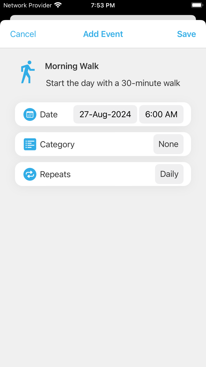 Timely - Event Reminder