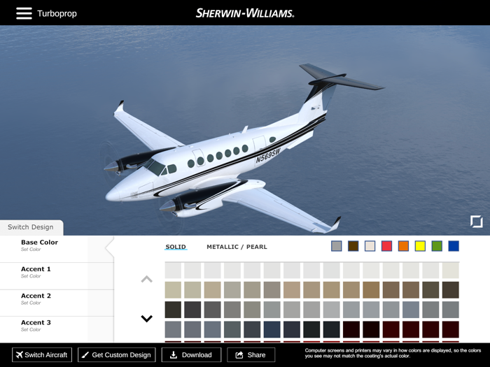 SW Aircraft Color Visualizer