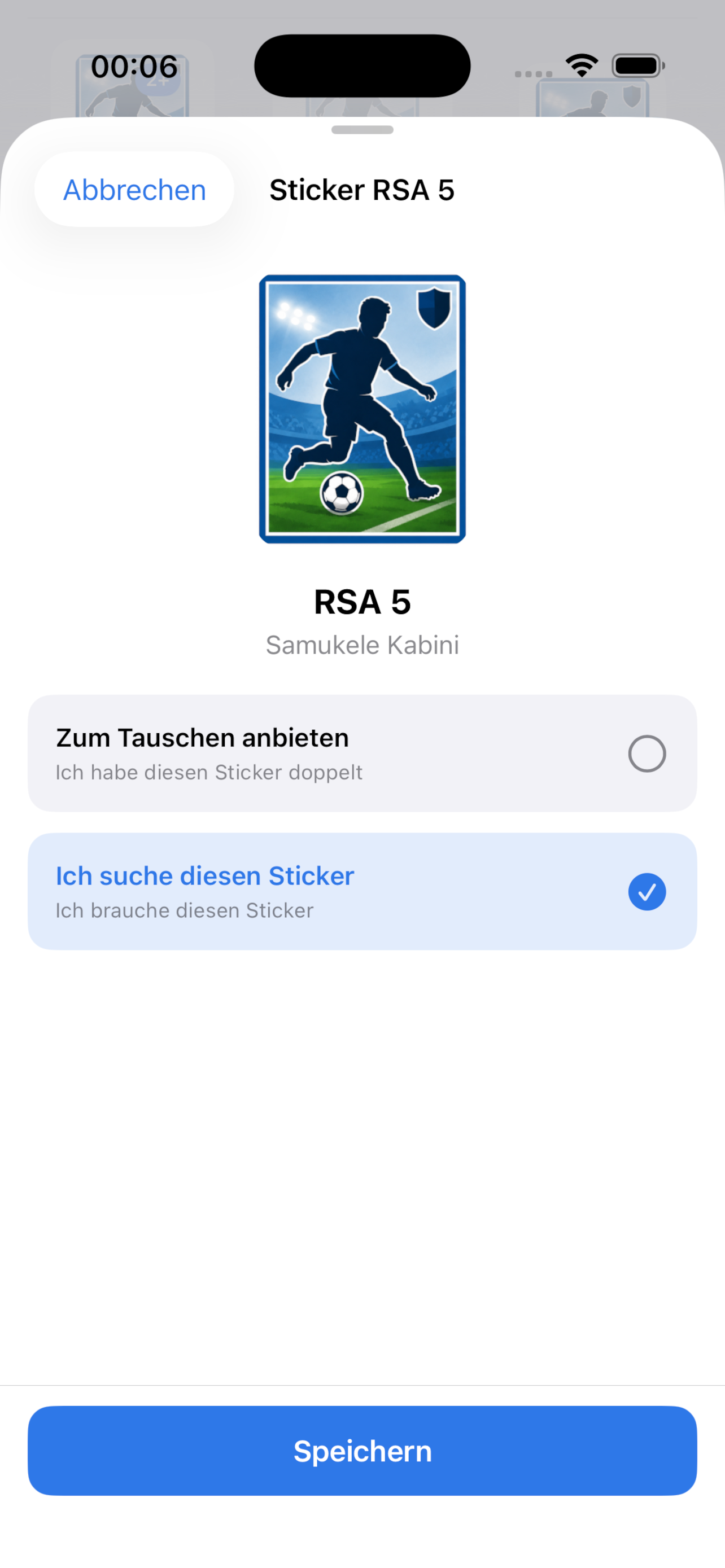 Sticker Tausch screenshot 3