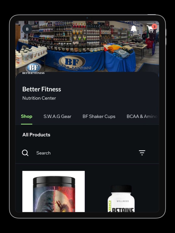 Better Fitness Nutrition iPad screenshot 2 - Health & Fitness app