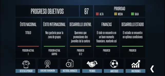 F11 Football Manager iPhone screenshot 1