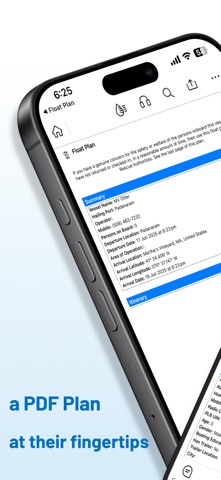 Float Plan Messenger iPhone screenshot