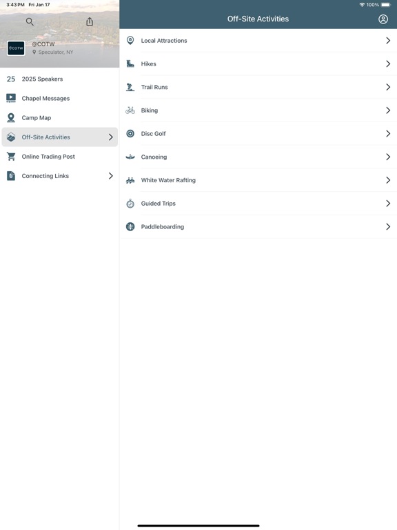 @COTW iPad screenshot 1 - Business app