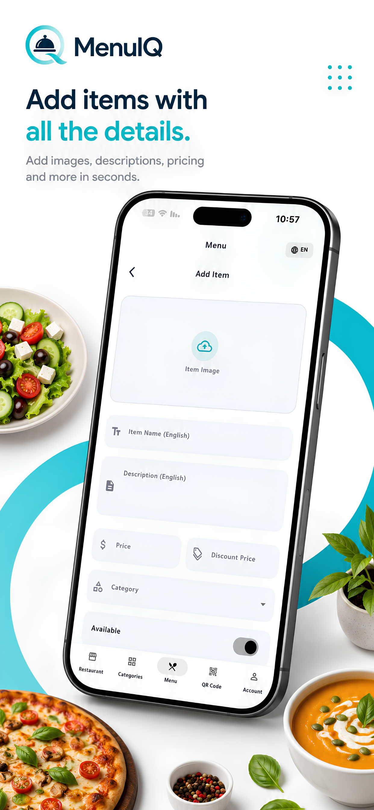 MenuIQ - Digital QR Menu Maker screenshot 5