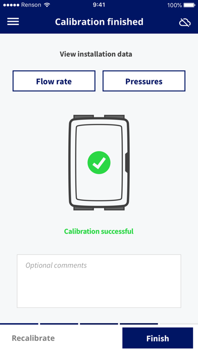 Renson Installer Screenshot