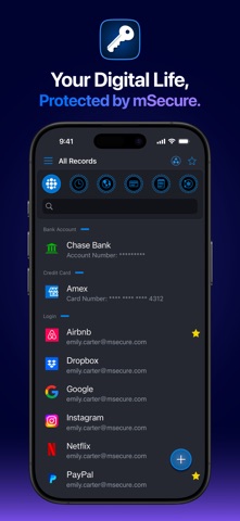 Password Manager - mSecure Screenshot 1 of 8