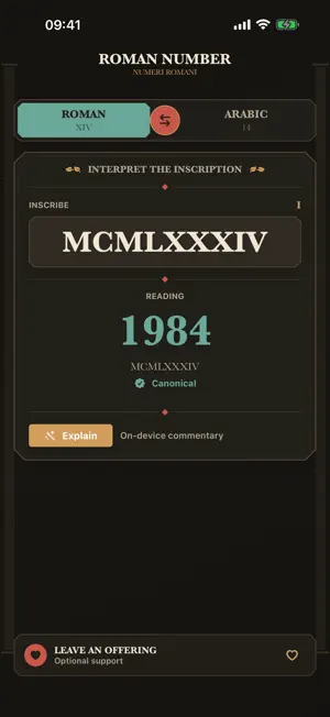 Roman Number Converter screenshot 4
