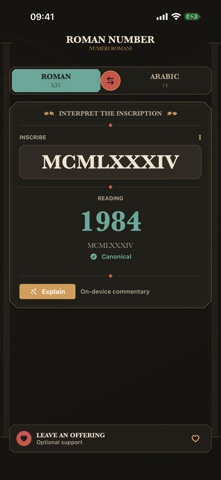 Roman Number Converter Screenshot 4 of 4
