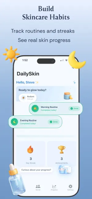 Dailyskin: Routine & Reminder screenshot 1