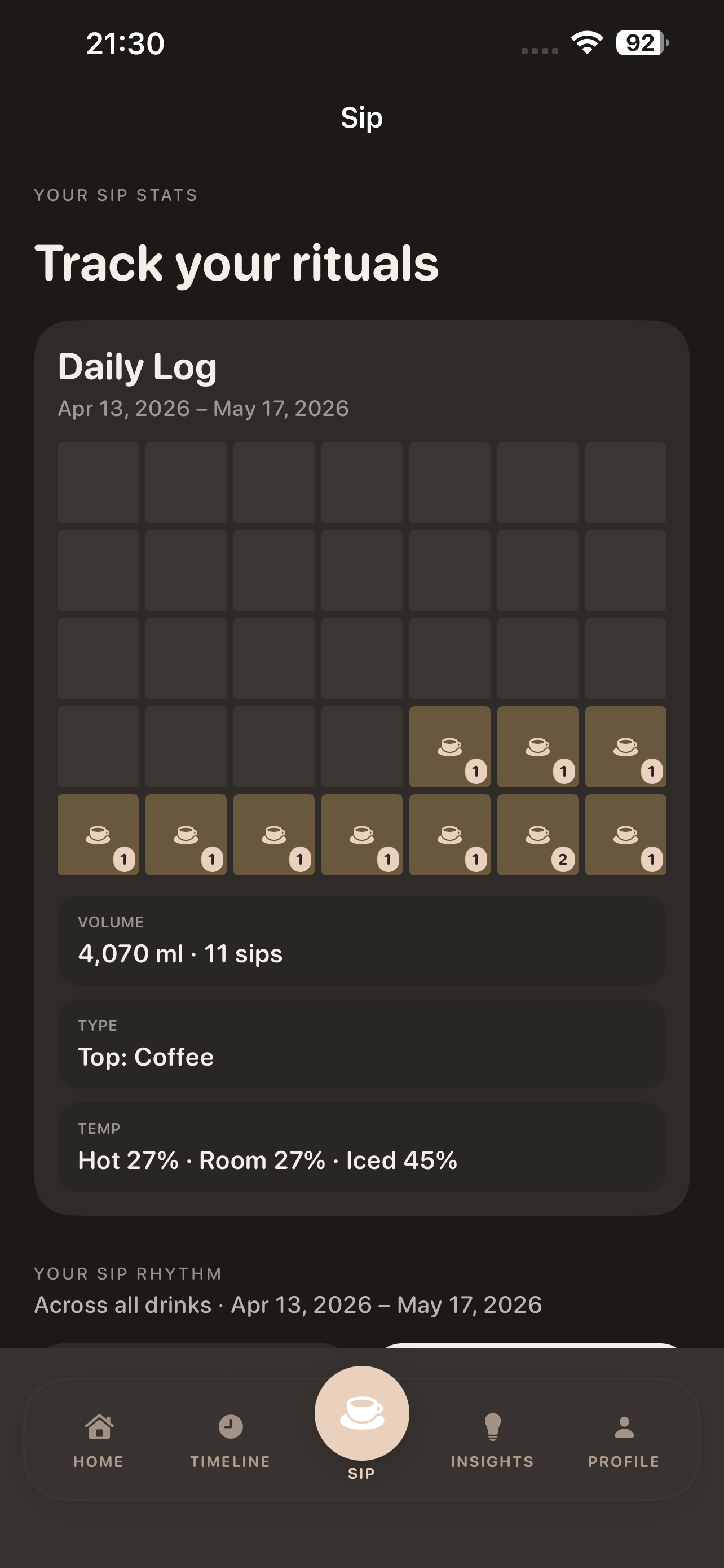 Siply - Drinks and Mood screenshot 4