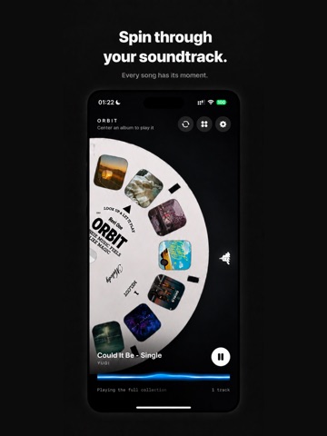 Vinyl Music Player - Orbit iPad screenshot