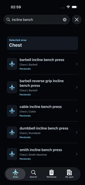 MoveAtlas: Gym Exercises screenshot 1